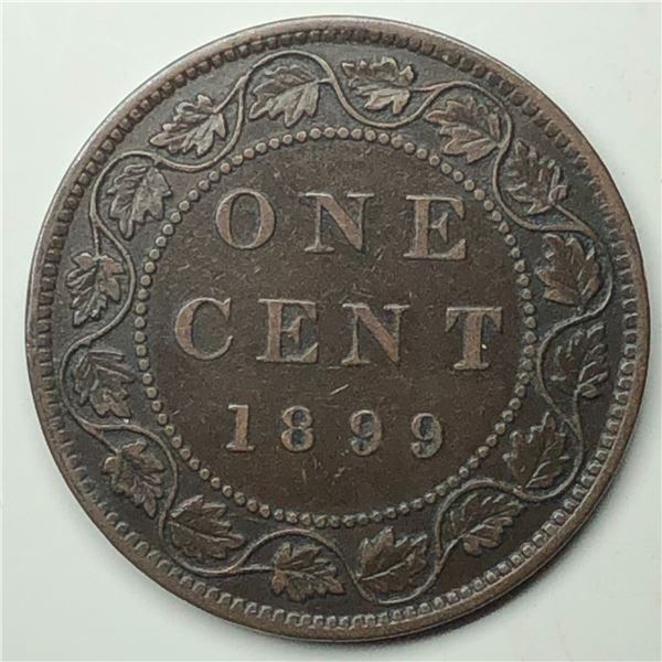 Canadian Large Cent 1899 EF