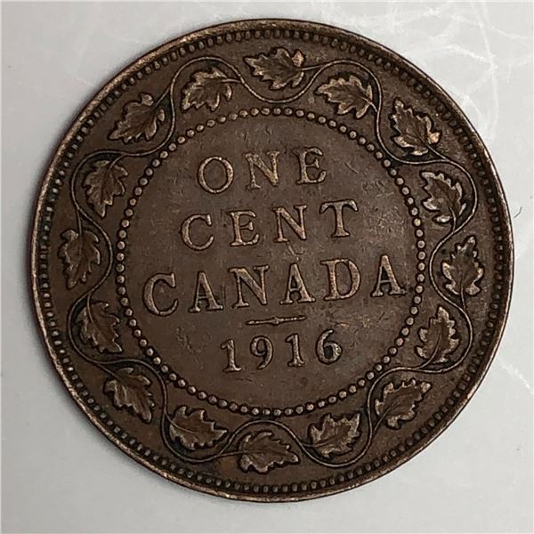 Canadian Large Cent 1916