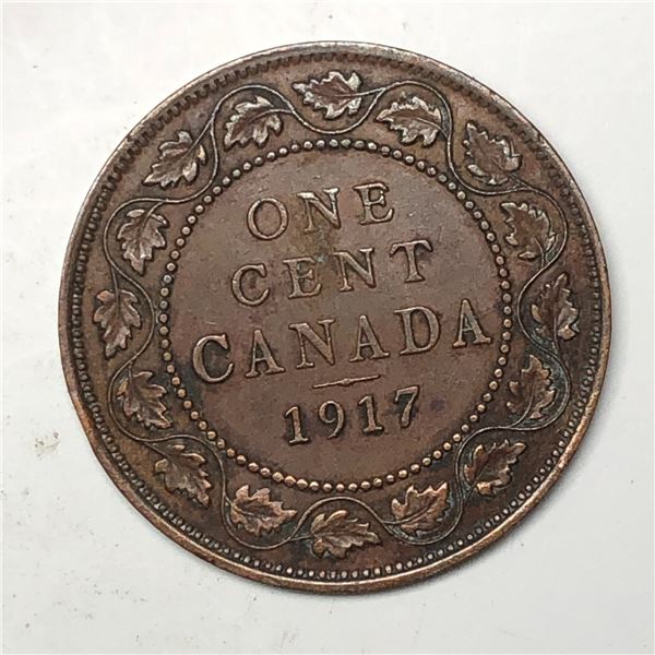 Canadian Large Cent 1917