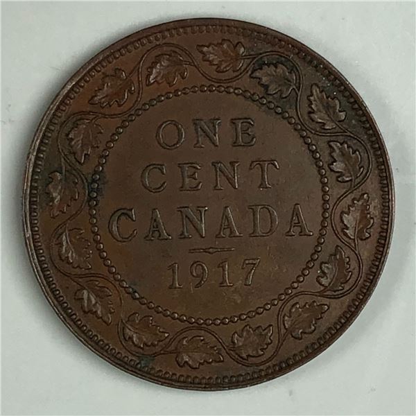 Canadian Large Cent 1917 EF++