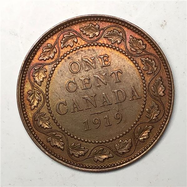 Canadian Large Cent 1919