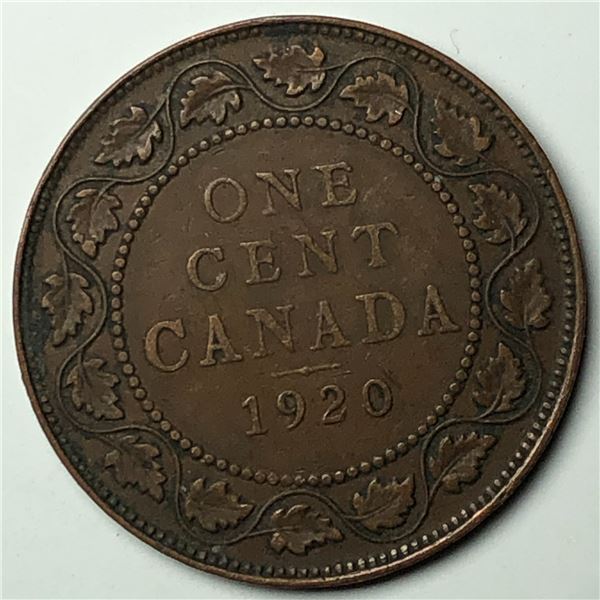 Canadian Large Cent 1920