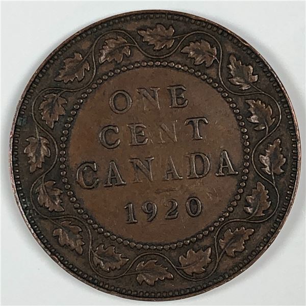 Canadian Large Cent 1920