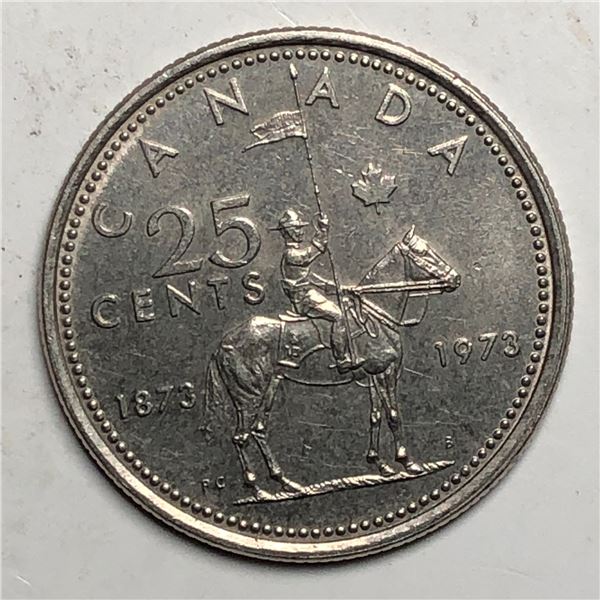 1973 Queen Elizabeth 25 Cents