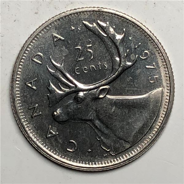 1975 Queen Elizabeth 25 Cents