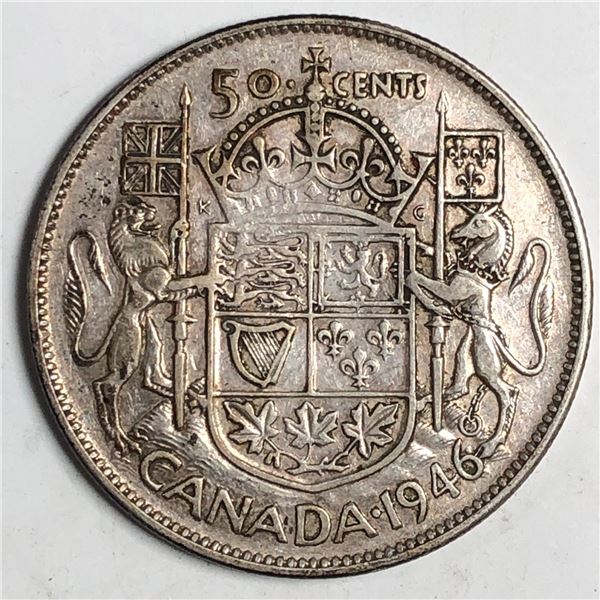 1946 King George VI 50 Cents