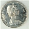 Image 2 : 1966 Queen Elizabeth II Canadian Silver Dollar UNC