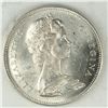 Image 2 : 1966 Queen Elizabeth II Canadian Silver Dollar UNC