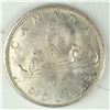 Image 1 : 1966 Queen Elizabeth II Canadian Silver Dollar UNC