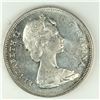 Image 2 : 1966 Queen Elizabeth II Canadian Silver Dollar UNC