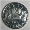 Image 1 : 1972 Queen Elizabeth II Canadian Silver Dollar UNC