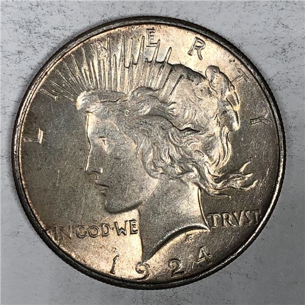 1924  US Peace Dollar UNC