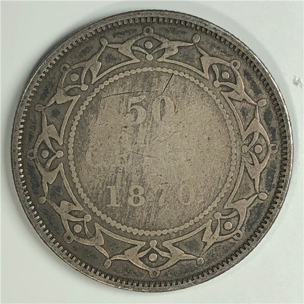 Newfoundland .50 cents 1870