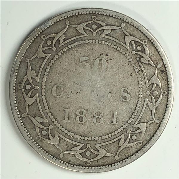 Newfoundland .50 cents 1881