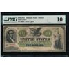 Image 1 : 1861 $10 Boston Demand Note PMG 10