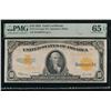Image 1 : 1922 $10 Gold Certificate PMG 65EPQ