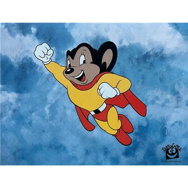 Mighty Mouse Tv Cartoon Sericel Animation Art Cel