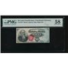 Image 1 : 50 Cent Fourth Issue Fractional PMG 58