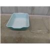 Image 2 : 8 Piece Turquoise Pyrex Fridge Set