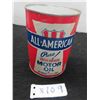 Image 3 : All American Motor Oil Quartz Tin + Cardboard Can with Product