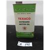 Image 1 : Texaco Outboard Motor Oil Quartz Can 