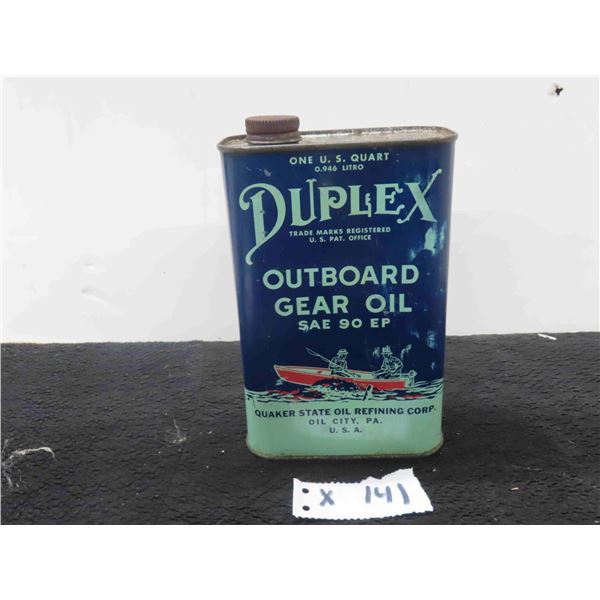 Duplex Outboard Motor Oil Quartz Can