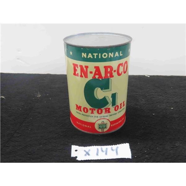 Enarco Motor Oil Reproduction Quartz Can