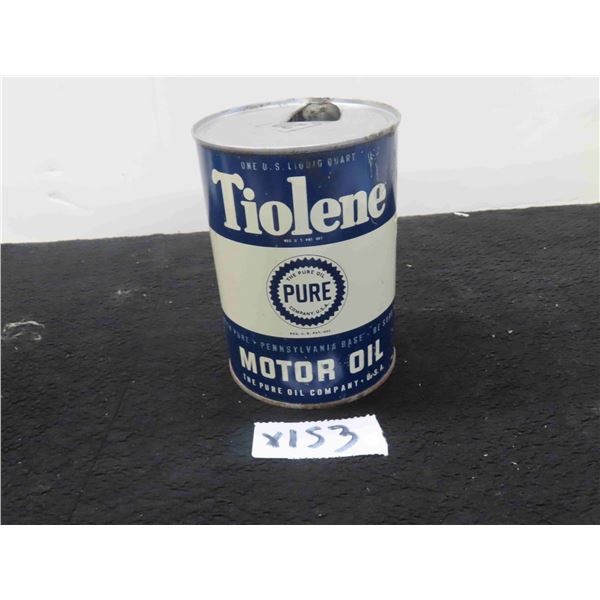 Tiolene Motor Oil Quartz Can