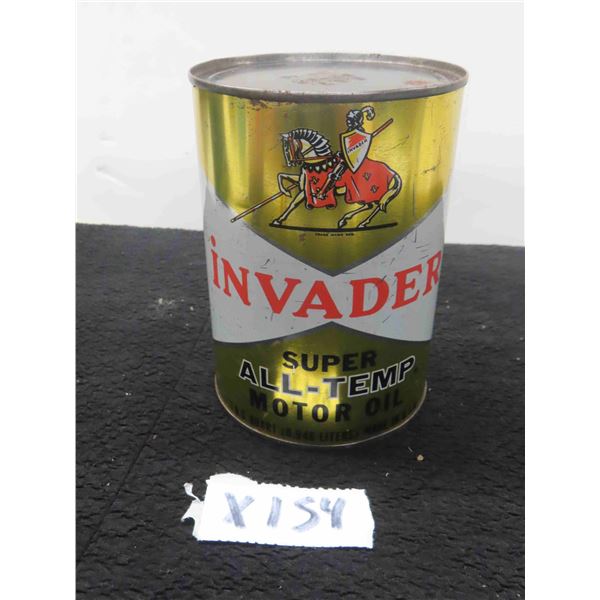 Invader Motor Oil Quartz Can with Product