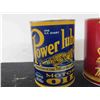 Image 2 : (2) Reproduction Oil Cans - Power Lube & Strata 