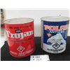 Image 1 : (2) One Gallon Antifreeze Tins with Product - Polar & Trojan 