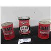 Image 1 : (3) Reproduction Oil Cans - (1) Mojo Oil & (2) CAM2 20W50