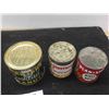 Image 2 : (3) Planters Peanuts Tins (1) 8OZ & (2) 4OZ