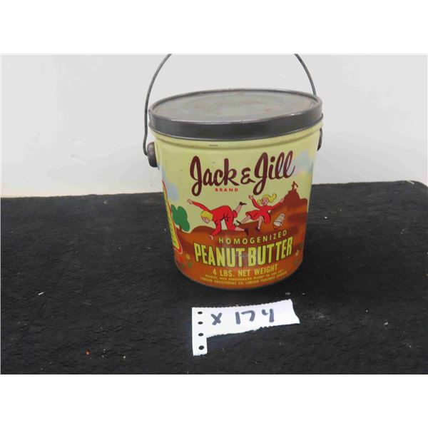 Jack and Jill Peanut Butter 4LBS Tin