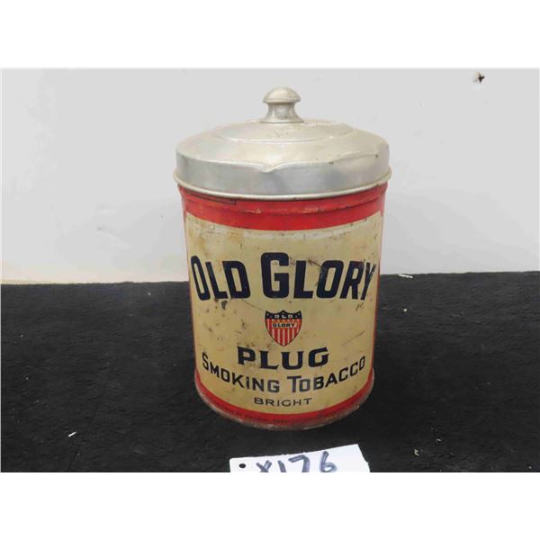 Old Glory Plug Smoking Tobacco Tin