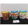 Image 1 : (3) Peanut Butter 5LBS Tins with Handles - Shedds , Holsum , Great Graffics 