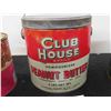 Image 2 : (3) Peanut Butter Tins - Co Op 48 OZ , Club House 6 LBS , Nutsweet 5LBS