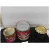 Image 3 : (3) Peanut Butter Tins - Co Op 48 OZ , Club House 6 LBS , Nutsweet 5LBS