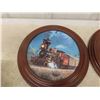 Image 3 : 2 Collectible Train Engine Plates , 2 Lionel Train Watches 