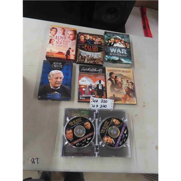 DVDs - Love Comes Softly , The Pillars of the Earth , War and 