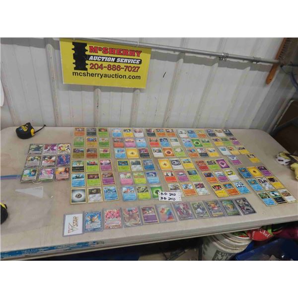 100 Pokemon Cards , 13 Dragon Ball Super Cards