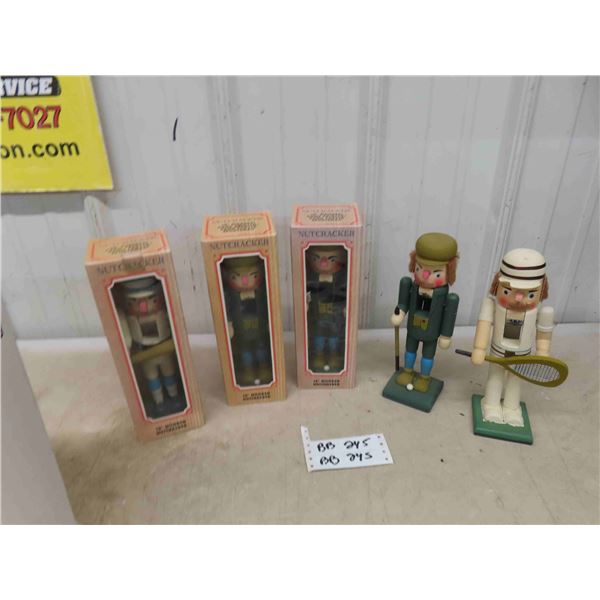 5 Vintage Nutcrackers