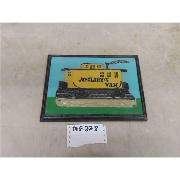 McClarys Van Cast Display 9'' x 12''