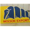 Image 3 : Molson Export Wood Sign 30'' x 60''