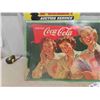 Image 2 : Coca Cola 2 Sided Cardboard Sign 20'' x 36''