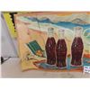 Image 5 : Coca Cola 2 Sided Cardboard Sign 20'' x 36''