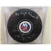 Image 2 : Butch Goring Signed New York Islanders Puck