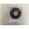 Image 1 : Serge Savard Signed Montreal Canadians Puck