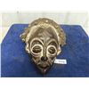 Image 1 : Vintage Handcarved Tribal Mask with Shell Decoration on Head Covering