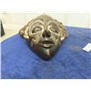 Image 7 : Vintage Handcarved Tribal Mask with Shell Decoration on Head Covering